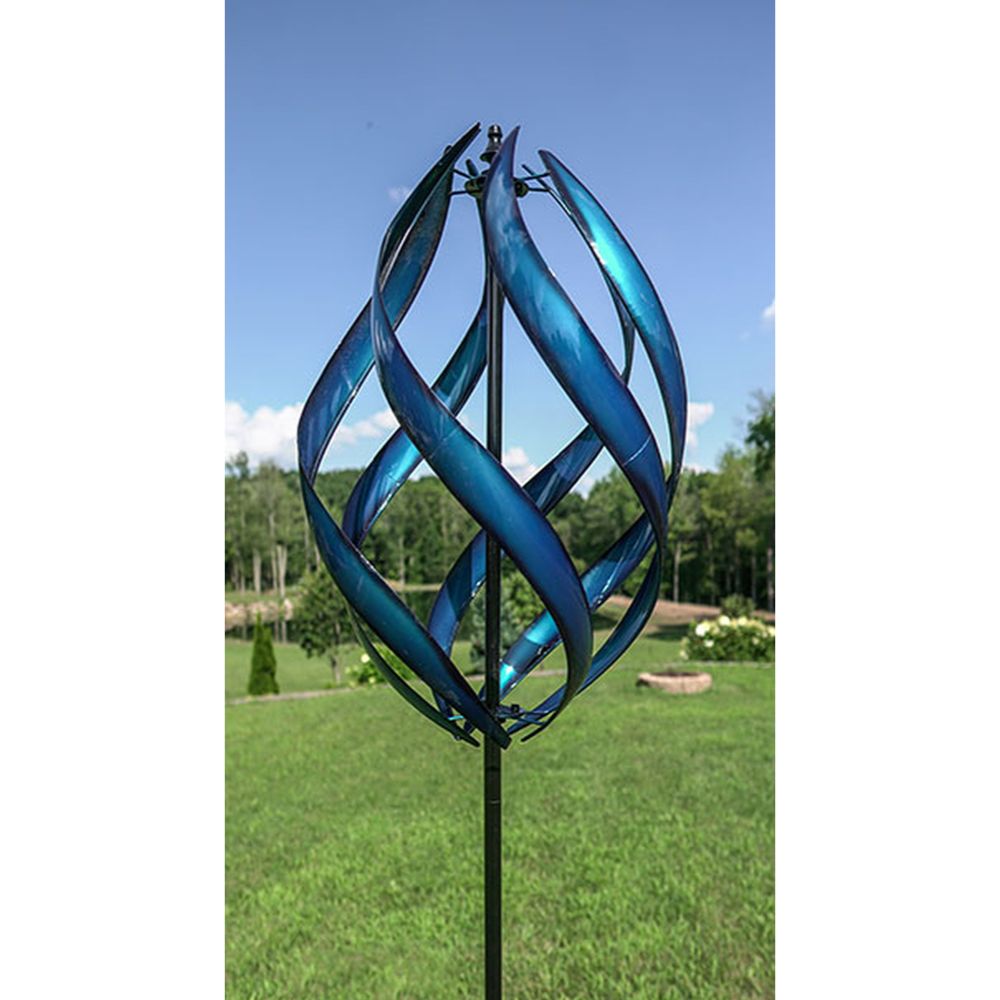 Kinetic Stratus Vertical Wind Spinner Blue 85.5